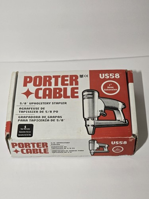 #ad Porter Cable Pneumatic 5 8” Upholstery Stapler US58 $89.99