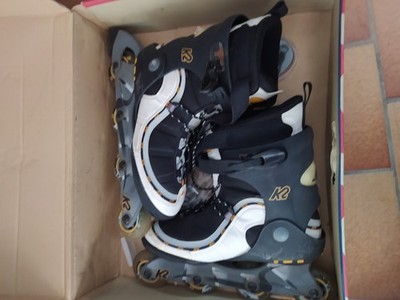 Herren K2 MEN`S  Inline-SKATER Original SoftBoot Größe 44,5 Power A schwarz/weiß
