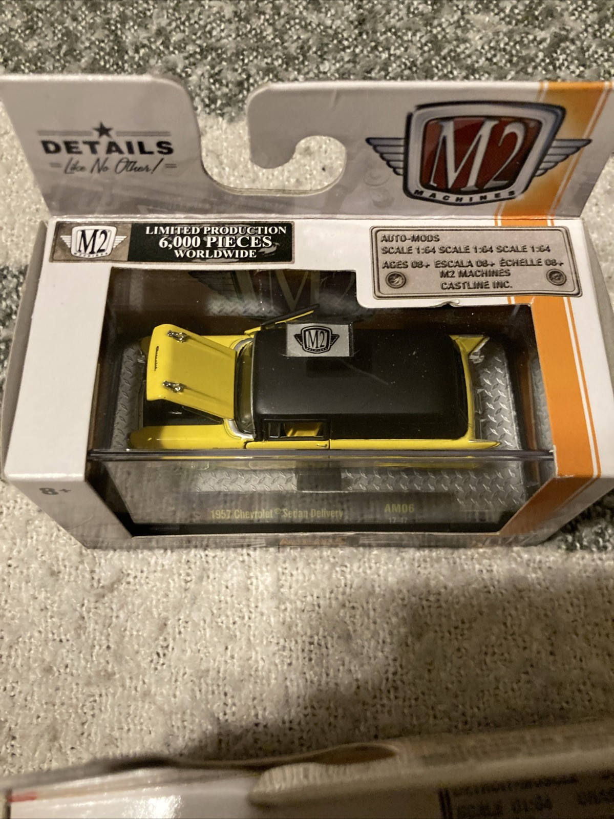 3 M2 Machines 1:64 1957 Chevrolet Sedan Delivery Mercury 1968 Cougar 1971 Camaro thumbnail 12