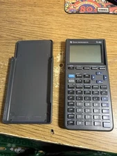 Vtg Calculator  TI-82 Texas Instruments Graphing Calculator Tested Works Graphic