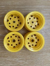 Tamiya 9335763 Blackfoot 58058 58633 Front & Rear Yellow Wheel Set 19335763
