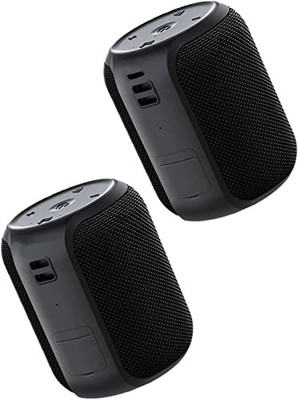 [Set of 2] [Excellent Sound Quality & 28-Hour Playback Time & IPX7 Waterproof &