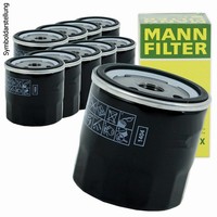 10X MANN-FILTER ÖLfilter FüR Renault Twingo 1 + Clio 1 + 2 + Kangoo 1.2 // W 68