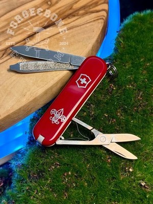 Victorinox Classic, BSA, Boy Scout knife, Red, New in box (1253)