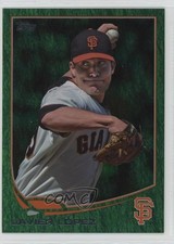 2013 Topps Emerald Foil Javier Lopez #192 12zm