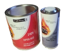 High Teck 1404 Viper Red Single Stage Kit Acrylic Urethane Paint