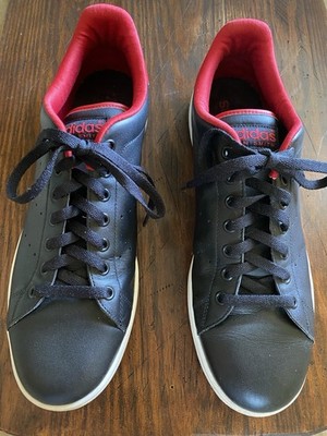 Adidas Stan Smith 2008 Sneakers Men's Size 14 US Black and Red Leather