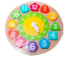new greenbrier Learning Puzzle - Wooden Clock