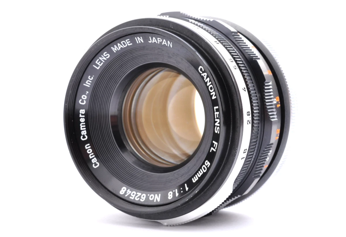 Canon f/1.8 Camera Lenses FL 50mm Focal for sale - eBay