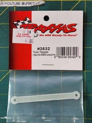 Traxxas RC Part 2532 Tie Bar Fiberglass New In Sealed Package NOS R/C 2640 Req'.