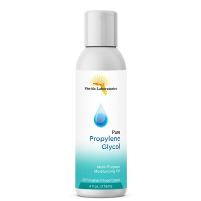 One Bottle 4 oz of Propylene Glycol USP PG Kosher VG 99.9% Pure Food Grade
