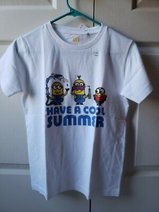 Uniqlo Kids Minions Ut Short Sleeve Graphic T Shirt White Size 11 12 Ebay
