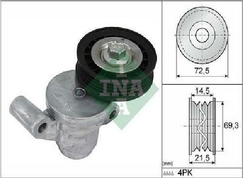 Original INA Riemenspanner Keilrippenriemen 534 0705 10 FüR Ford USA Ford-image