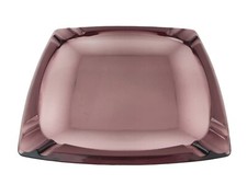 Hazel Atlas Colony Square Moroccan Amethyst Glass Ashtray 8 x 8"