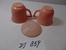 Hazel Atlas Little Hostess 2 Cup  Saucer Lot Childs Kids