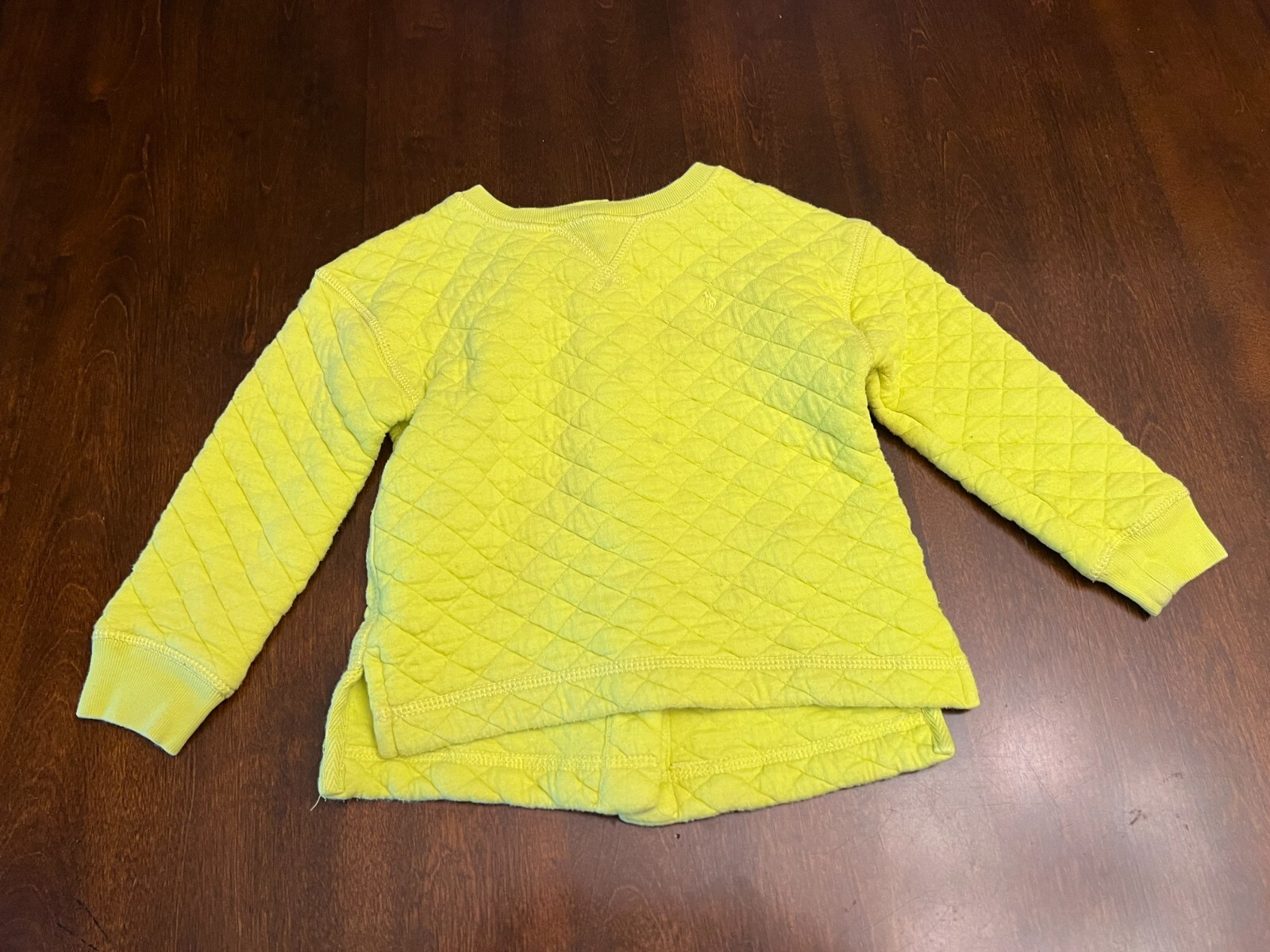 Giacca trapuntata Ralph Lauren taglia 24 mesi bottoni posteriori verde lime polo pony logo