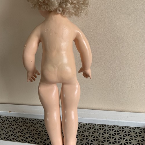 Vintage Eegee Soft Plastic 17" Doll, Ringlet Curls, Sleep Eyes, Dimples G36 - Picture 7 of 7