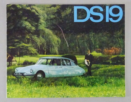Prospectus / Brochure Citroen DS 19 (80 Ch) De 1965 Sur Allemand - Zdjęcie 1 z 3