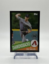 Zac Gallen 2020 Topps 35th Anniversary Rookie RC Black Parallel /299 Diamondback