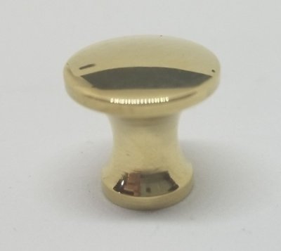 1/2'' Polished Turned Solid Brass BOOKCASE Knob desk small cabinet drawer pull...