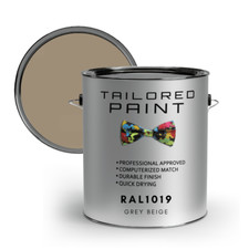 RAL1019 GREY BEIGE Matt uPVC Window & Door 1K Paint Brush or Spray On