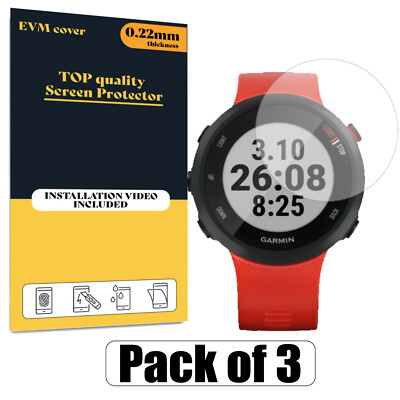 Screen Protector Cover For Garmin Forerunner 45 Clear FILM UK