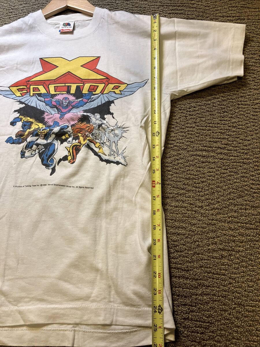RARE Vintage 1988 Marvel X-Men X-Factor T-Shirt Size Men's RARE Vintage 1988 Marvel X-Men X-Factor T-Shirt Size Men's