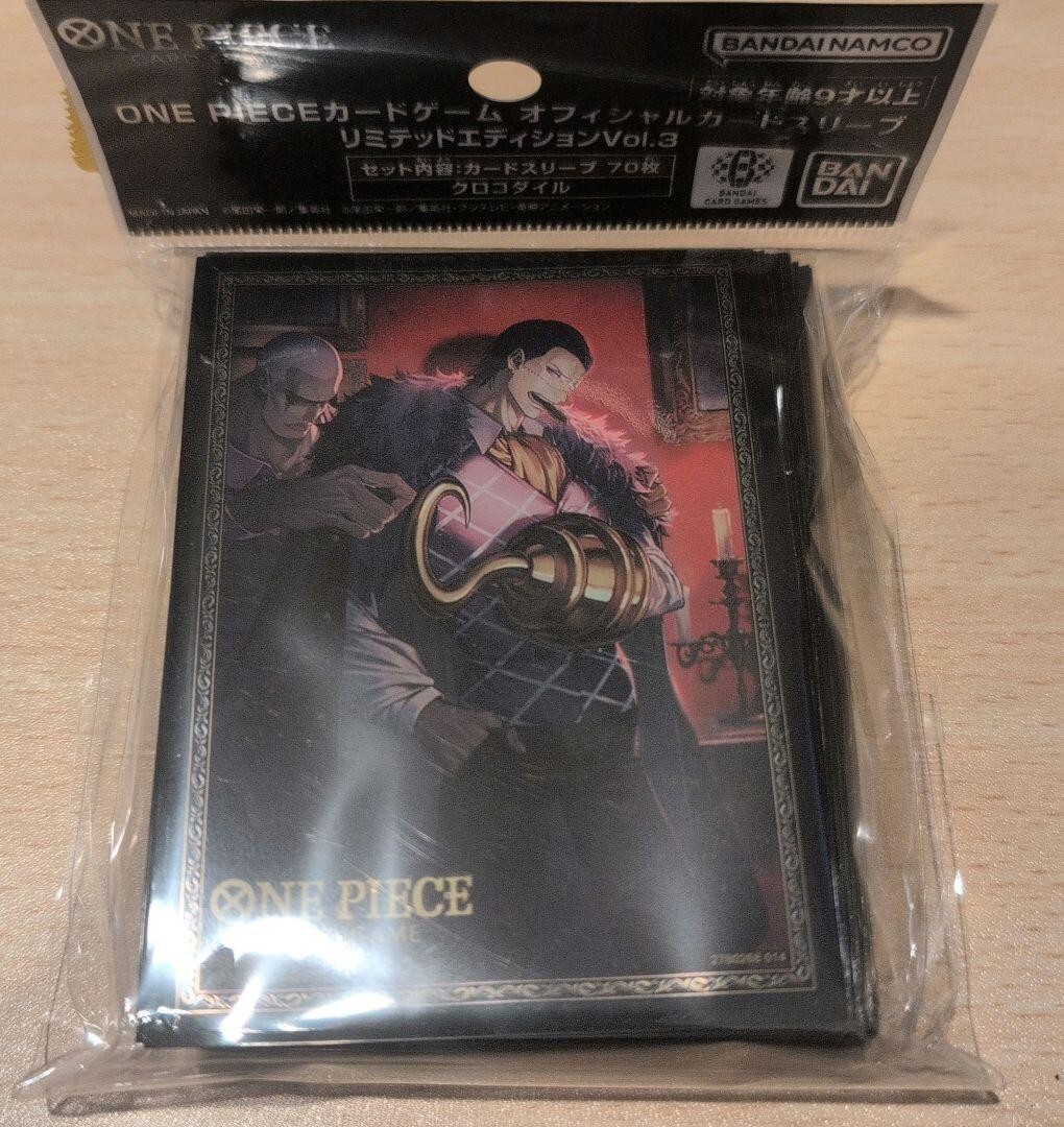 One Piece Official Card 70 Sleeve Crocodile Limited Edition Vol.3