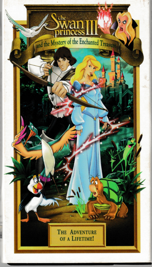 The Swan Princess III Mystery of the Enchanted Treasure VHS Very