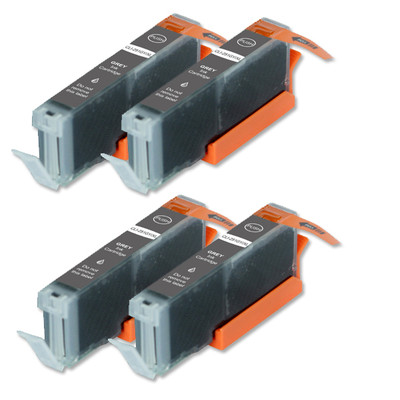 4 GRAY Printer Ink + smart chip for Canon CLI-251 MG6320 MG7120 MG7520