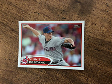 2012 Topps #469 Vinnie Pestano, Indians   nm  ib