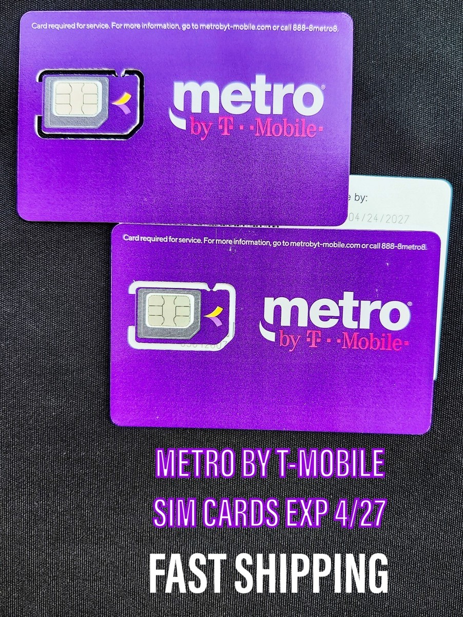 NEW Metro By T-Mobile IN1 4G/5G SIM Card,Nano/Micro/Standard