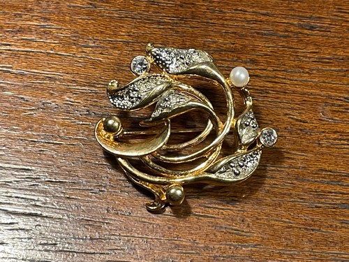 Broche Vintage Fantaisie N159 - Bijou Ancien Décoratif - Idéal Pour Customiser Un Vêtement
