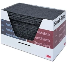 3M Scotch Brite 64660 Scuff Pads Ultra Fine Grey Hand Sanding Pads 25 Per Box