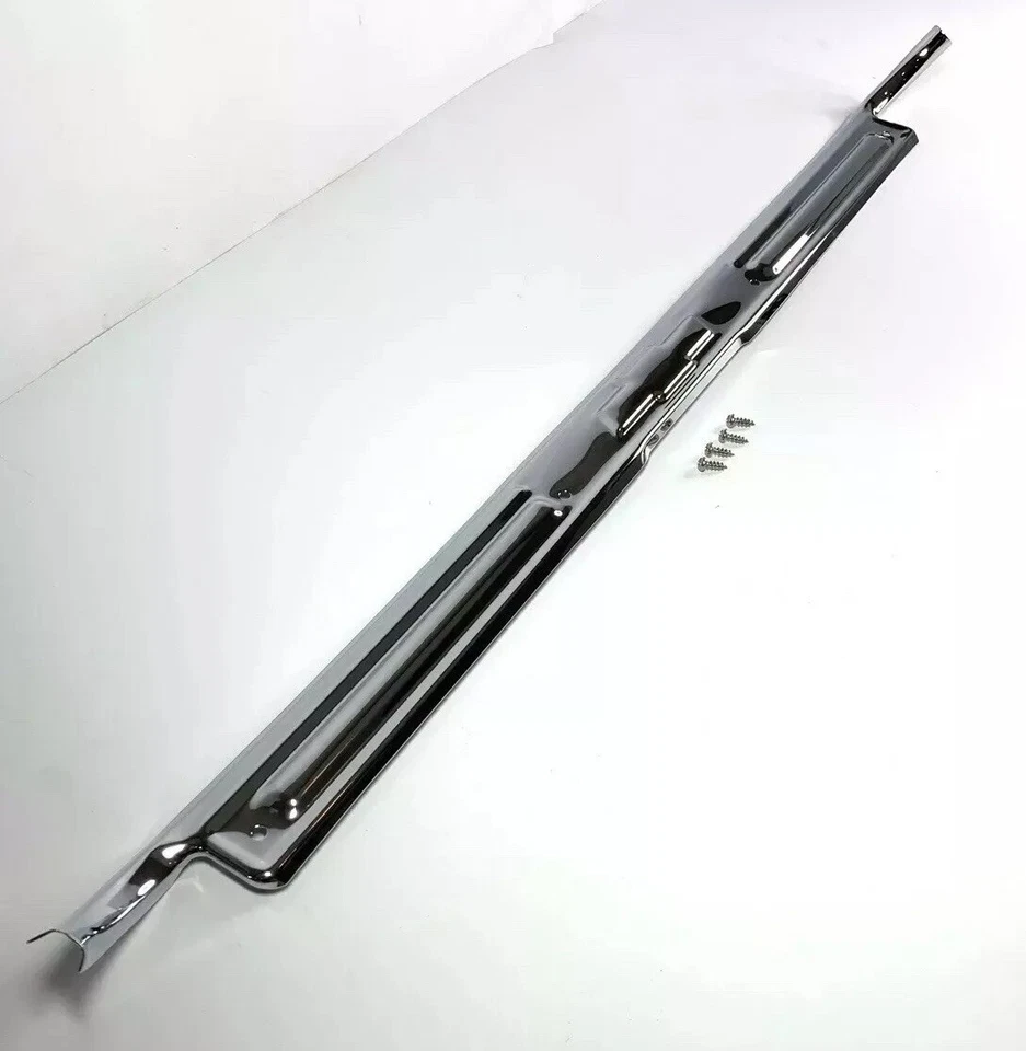 Placa de desgaste del umbral de la puerta con pajarita para camionetas Chevrolet 1967-72 Foto 2 de 4