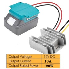DC 18V to 12V 10A 120W Step Down Voltage Regulator Converter For Makita Battery