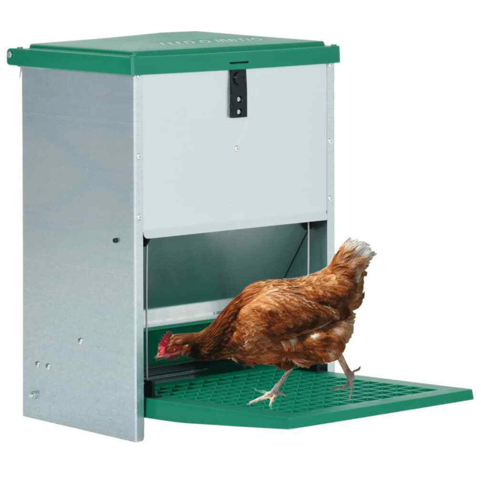 20 kg  galvanised treadle feeder  20 kg feed capacity