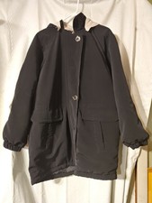 Giorgio Morondi Womens Jacket Size Large Black Hooded