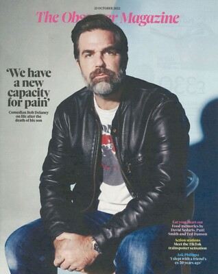Observer Magazine: Rob Delaney, Rita Wilson, Lily Cole, Nigel Slater, 23.10.22