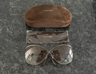 TOM FORD MIRANDA 68 MM OPEN TEMPLE OVERSIZED METAL SUNGLASSES
