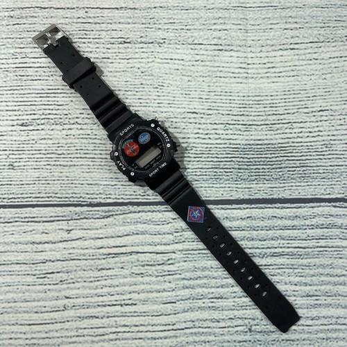 Sport Time Always Coca Cola Texaco Texas Rangers Wrist Black Retro Watch MBL - Picture 7 of 11