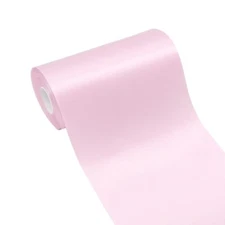 Pink Satin Ribbon 6 Inch 25 Yards Fabric Large Silk Ribbon for Gift Wrapping ...