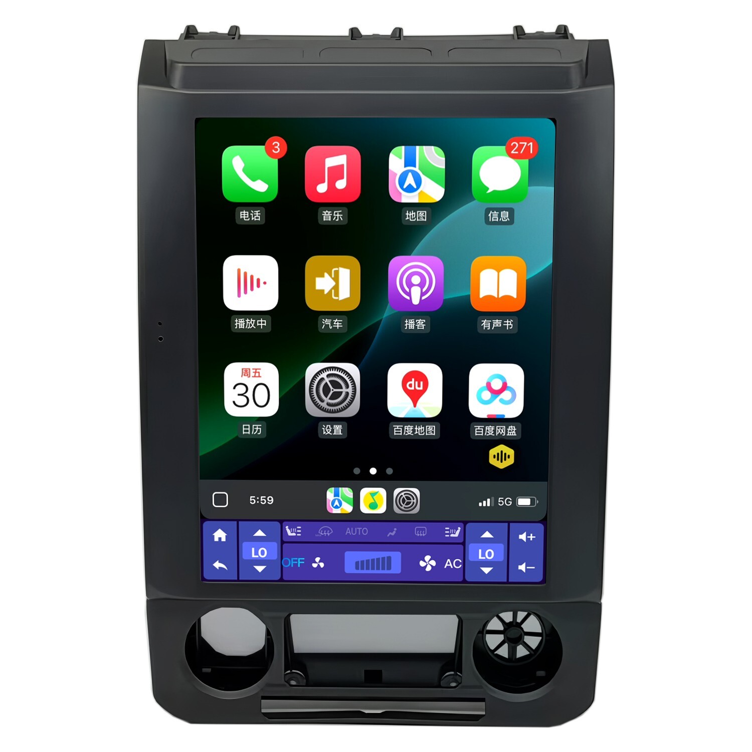 12.1''Car Android 14 GPS Player CarPlay Stereo For FORD F150 F250 F350 2015-2020