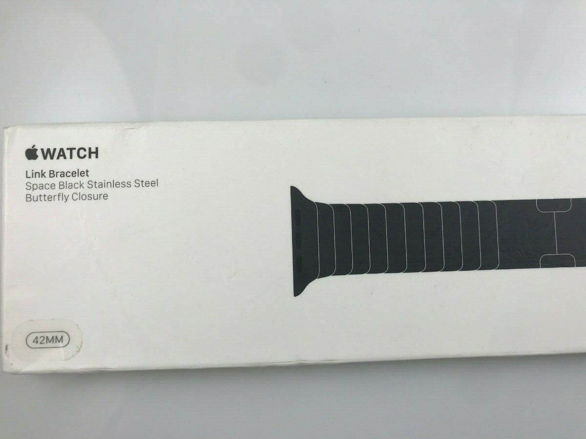 【未開封】Apple純正45・46・49mmスペースブラックリンクブレスレット Apple Watchバンド スペースブラックリンクブレスレットを楽しむ