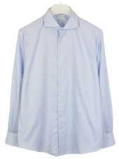 SUITSUPPLY Try On Slim Fit Formal Shirt Men's 42 / 16 1/2 Button Blue