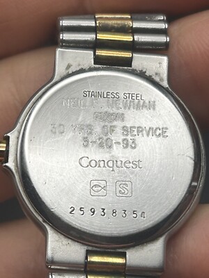 Vintage Longines Conquest Quartz 80 152 Swiss 4937 Ladies Watch | eBay
