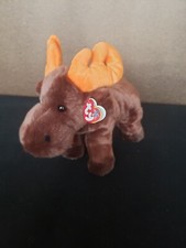 1999 TY Original Beanie Buddies 13" Chocolate the Moose Buddy Tags Babies Baby