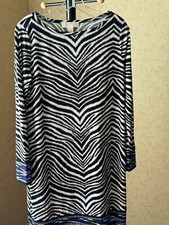 Michael Kors Women’s Long Sleeve  Shift Dress Black, With Size L Pre-Owned