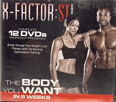 X-Factor: ST Weider - The Body You Want In 8 Weeks 12-Disc DVD Set Complete 2012