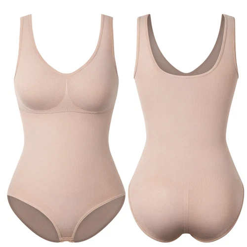 Fajas Colombianas Reductoras Jumpsuit integrierter BH Ganzkörper Body Shaper Top - Bild 42 von 49